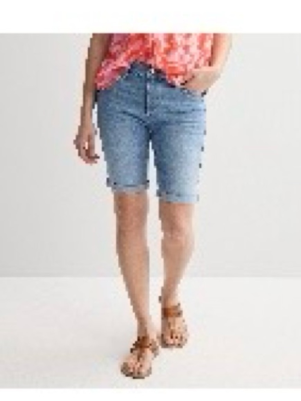Sonoma Blue Wash Bermuda Jean Shorts